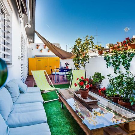 Encantador Atico Con Terraza Sevilla Bagian luar foto